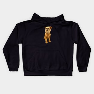 Brussels Griffon Bruxellois Cute Puppy Dog Kids Hoodie